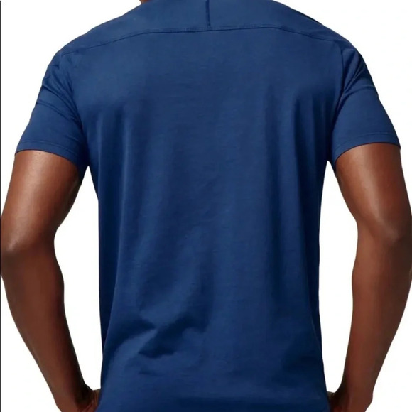 Good Man Brand V-Notch Premium Cotton  T-Shirt, dark navy, size small - Picture 4 of 9